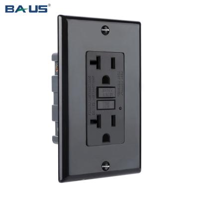 China Self Test 20amp 125v GF Rectified Fault Circuit Interrupt Gfci Socket, Wall Switch Socket for sale