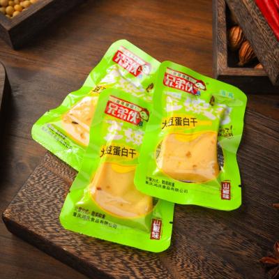 China Low-CARB Brothers Dried Tofu Small Pack Independent Halal Snacks Soft Quantity OEM Bulk for sale