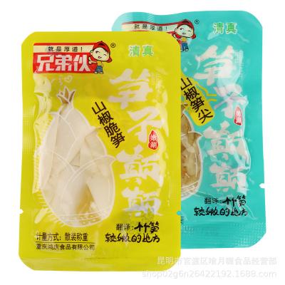 China Small zanthoxylum piperitum bamboo shoots cooked snack pack ready to be served leisure food for sale