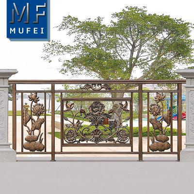 China High Quality Aluminum Fence Panels Decorative Garden Gates Fence Easily Compiled Design for sale