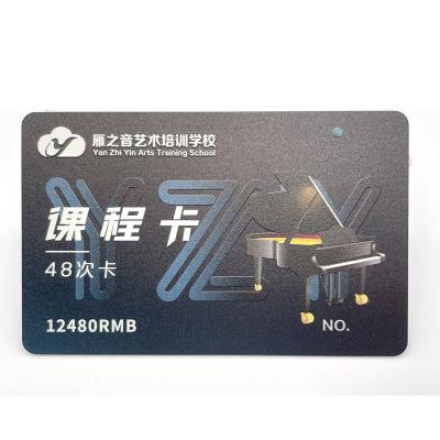 China Low Cost Customized Membership Card / Supermarket / Mall Exclusive Plastic PVC Gift Certificate Embossed Business Card Printing for sale