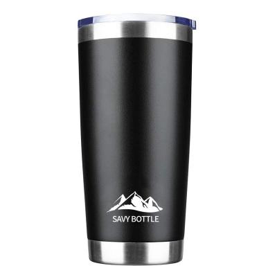 China Savybottle 2021 Hot Selling Thermos Coffee Tumbler 20oz 30oz Double Wall Stainless Steel Travel Tumbler Viable for sale