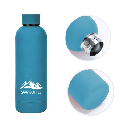 China Durable Custom Stainless Steel Water Bottle Double Wall Rainbow Vacuum Insulated Sports Water Bottle for sale