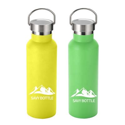 China Portable bpa free vacuum insulated water bottle eco-friendly sustainable sports water bottle metal for sale