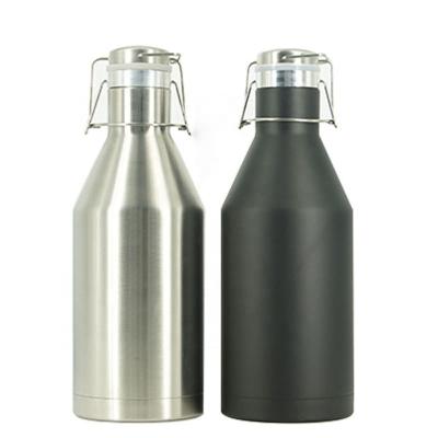 China Wholesale Business Large Water Bottle , 64oz Double Wall Vacuum Insulated Stainless Steel Beer Shaker for sale