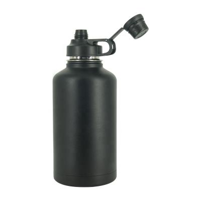 China Business 2000ml Wide Mouth Double Wall Vacuum Flask Stainless Steel Thermos Water Bottle for sale