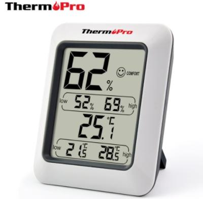 China Bath Thermometers Amazon Success Thermopro TP50 Digital Indoor Thermometer Hygrometer With Comfort Level for sale