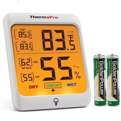 China Best Bath Thermometers Thermopro TP53 Digital Thermometer Indoor Hygrometer Weather Station For Home for sale