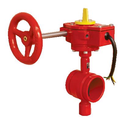 China Fire Systems GROOVE END BUTTERFLY VALVE U-L/FM FOR FIRE SYSTEM for sale