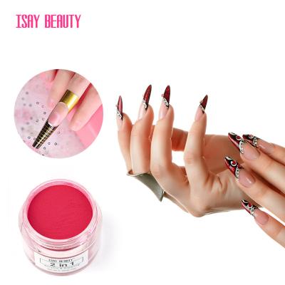 China Popular color 2in1 acrylic dipping powder nails system acrylic nail supplies clear acrylic powder nail for sale