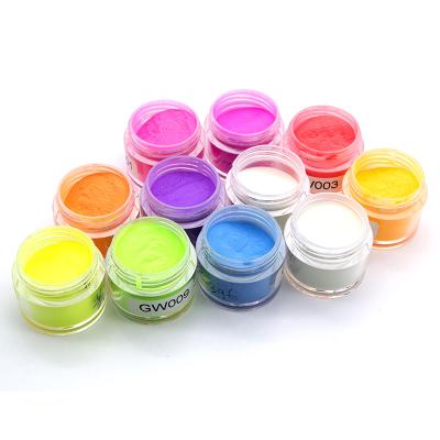 China Soak Off Long Lasting dip nail starter kit glow in dark dip powder dipping powder starter set for sale