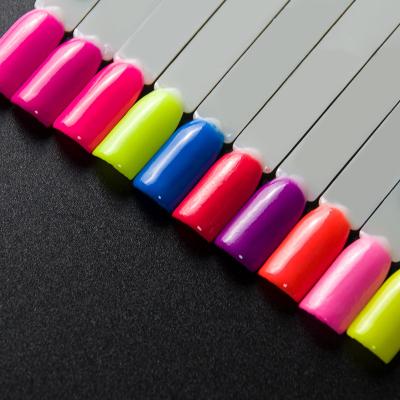 China Glaring color beauty product custom label acrylic dipping powder neon color dip powder for sale