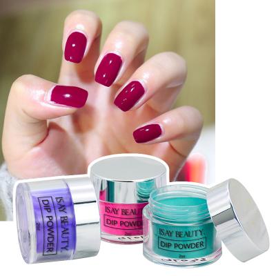 China Custom Color perfect match summer collection nail dip powder system for nail decoration for sale