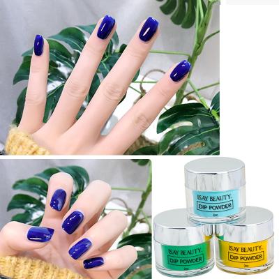 China Factory direct bulk selling free sample 1oz jar color dipping powder color nail for sale