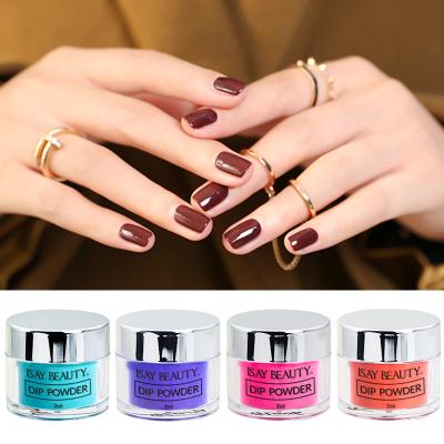 China easy remove nail powder dipping acrylic powder, Artificial Fingernails acrylic nail glitter dipping powder for sale