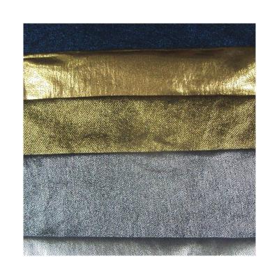 China Breathable Wholesale Colorful Shiny Stage Wear Gloosy Fabric Spandex Stretch Plain Dyed Print Foil Satin Knitting Fabric for sale