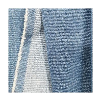 China Breathable 100%C Twill Indigo Heavy Denim Fabric Washed Style Jeans Fabric China Factory Wholesale for sale