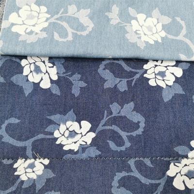 China Good Quality Cotton Denim Fabric Breathable Lightweight Fabric Printing Denim For Summer for sale