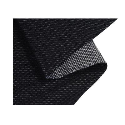 China Amazon Supplier Twill Solid Color Breathable Woven Heavy Black 260gsm Jeans Fabric For Pants for sale