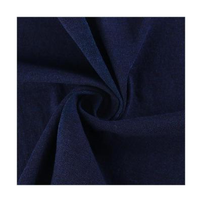 China Breathable Good Quality Indigo Plain Jersey Knit Denim Fabrics 100%c Denim Fabric for sale