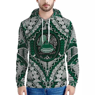 China Windproof Plus Size Men 6XL Hoodies Samoa Polynesian Printing Winter Casual warm Tops Custom Pattern Hoodie Boy Loose Hoodie Sweater for sale