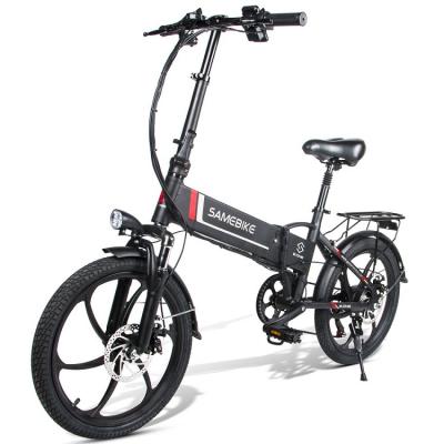 China Poland warehouse China electric bike 48V engines 350W Foldable Pedal assist electric bike with removable battery for sale