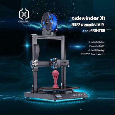 China Hot-selling Quiet and Fast Newly Improved Ultra-Quiet Dual Z Touch Screen TFT Driver Axis Resume USB Artillery 3d Printer for sale