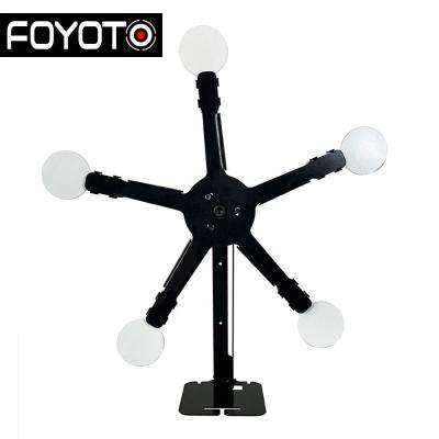 China Amazon Rope Reset Target Air FOYOTO Shoot Soft Drop Down Hand Reset Auto Spinning Airsoft BB Pellet Launches Only Shooting Targets Games Toys for sale