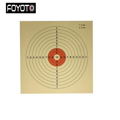 China Brown Competition Paper Tactical Official Shooting Targets For Airgun Airsoft Rifle Shooting pratice 14*14CM for sale