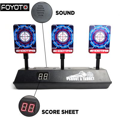 China Plastic Amazon Kids Electric Toys Shooting Target Sound Light Shooting High Game Target Shooting Game for sale