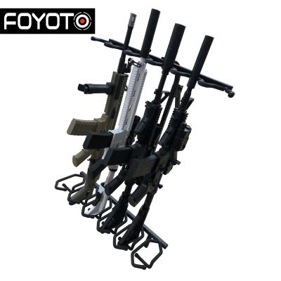 China 2021 New Design Training Gun Holder & Rifle Storage HoldsFirearms And More - Heavy Duty Steel Toys Games Display Rack 63*70*78.5cm for sale