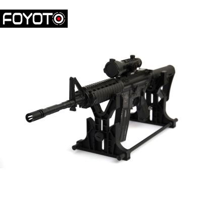 China FOYOTO New Design Cheap Adjustable Plastic Gun Rest Rifle Shooting Rests Plastic For Outdoor Range Gun Rack Games Toys for sale