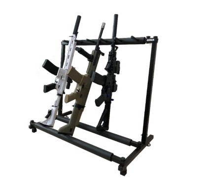 China 5 Seats Hunting Gun Display Rack Rack 86*46*70-73cm for sale