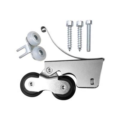 China Heavy Duty Bottom Sliding Door Wheel Wardrobe Door Track Wheels for sale