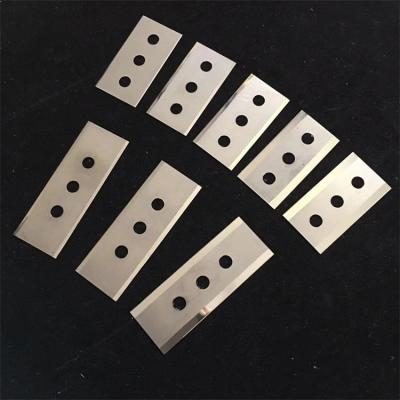 China Building Material Shops High Quality Tungsten Carbide Three Hole Blade For Film Converting And Slitting for sale