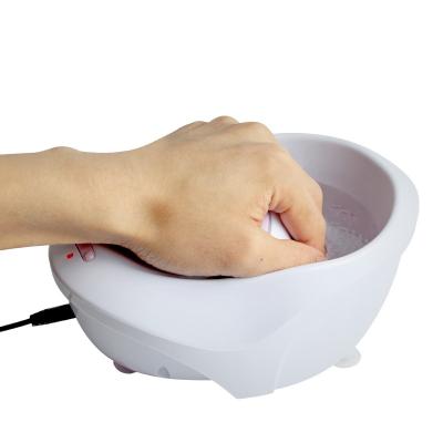 China Low Noise Electric Spa Vibrating Massage Hand Bowl For Remove Nail Polish Softening Dead Skin Manicure Beauty Care Both Hands Tool for sale