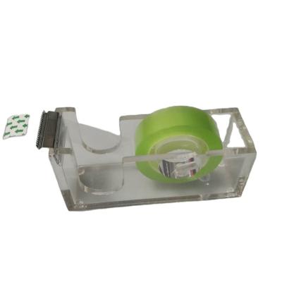 China Customized transparent tape acrylic base, plastic tape cutter, suitable for school, office, factory production packaging line, e style: fashion for sale