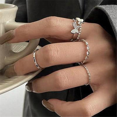 China European Style Charm Gold Color Midi Finger Ring Set For Women Vintage Boho Knuckle Party Rings Punk Jewelry Gift For Girl Wholesales for sale