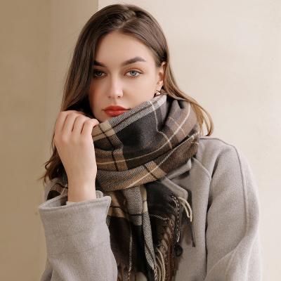 China New Soft Verified Matching Luxury Spring Winter Scarves Women Best Scarf With Tassel Lady Casual Warm Winter Shawl For Woman Wholesales for sale