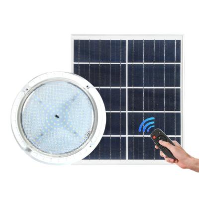 China 2021 Solar Workstation Solar Panel System Power Battery Spot Lamp 18w 24w 36w Ceiling Light for sale