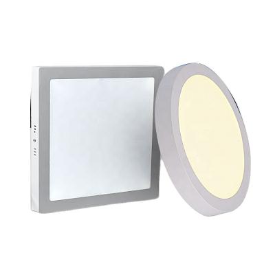 China Modern Surface Mounted Led Flat Panel Lighting 6w 12w 18W 24w Led Panel Light 18w Warm White for sale