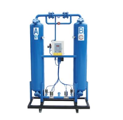 China Adsorbed Compressed Air Dryer , 0.6-1.0 Mpa Heatless Purge Desiccant Refrigerated Air Dryer for sale