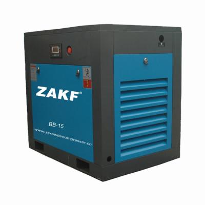 China High Quality of Air Cooling Screw Air Compressor With 11KW Belt 15 HP for sale