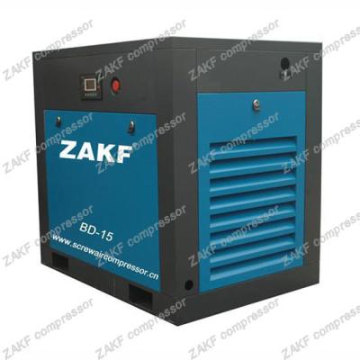 China ZAKF screw air compressor 15 HP BD-15 mzb air compressors dc rotary compressor zu verkaufen