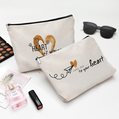 China Fashion Valentine Makeup Cosmetic Bag for Women, Lovely Roomy Makeup Bags Travel Waterproof Organizer Toiletry Bag Accessories Gifts for sale