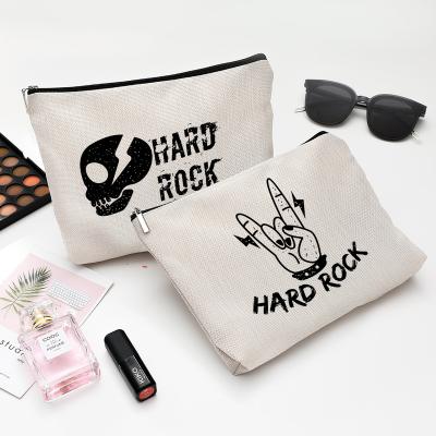 China Fashion Hard Rock Makeup Cosmetic Bag for Women, Lovely Roomy Makeup Bags Travel Waterproof Organizer Toiletry Bag Accessories Gifts for sale