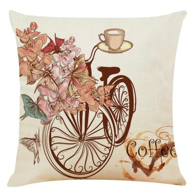 China Romantic Decorative Canvas Square Shapes Sofa Cushion Covers, 18