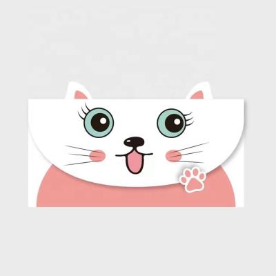 China Wholesale Recyclable Cute Colorful Cartoon Animal Paper Envelope For Card Wedding Invitation for sale