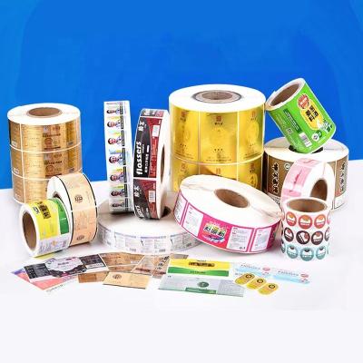 China Waterproof Custom Self-adhesive Printing Roll Packaging Food Jar Food Bottle Plastic Glass Label Stickers for sale