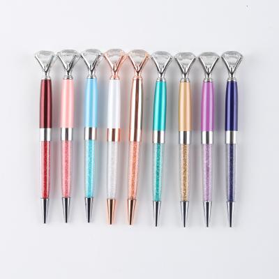 China office & School Pen Metal Custom Diamond Crystal Ballpoint Pen With Custom Logo for sale